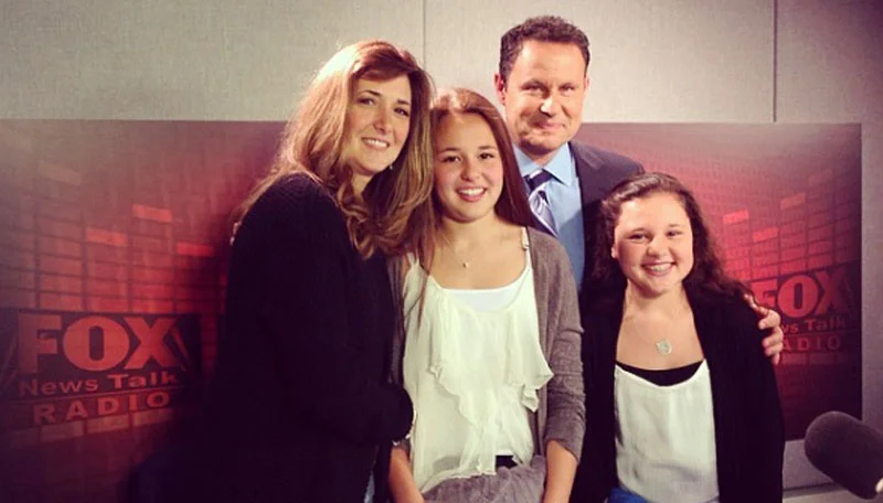 Brian Kilmeade with his Wife Dawn Kilmeade and  Kids