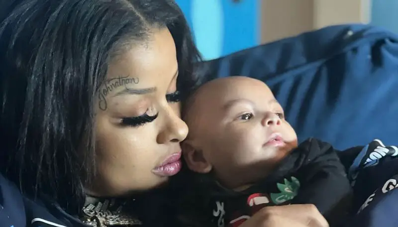 Chrisean with Blueface Baby