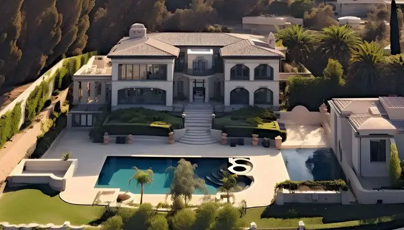 Blueface’s mansion in Chatsworth, Los Angeles